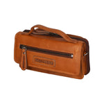 Borsa a tracolla da uomo in vera pelle RFID HILB-3351-CUOIO Hill Burry