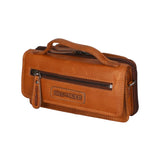 Borsa a tracolla da uomo in vera pelle RFID HILB-3351-CUOIO Hill Burry