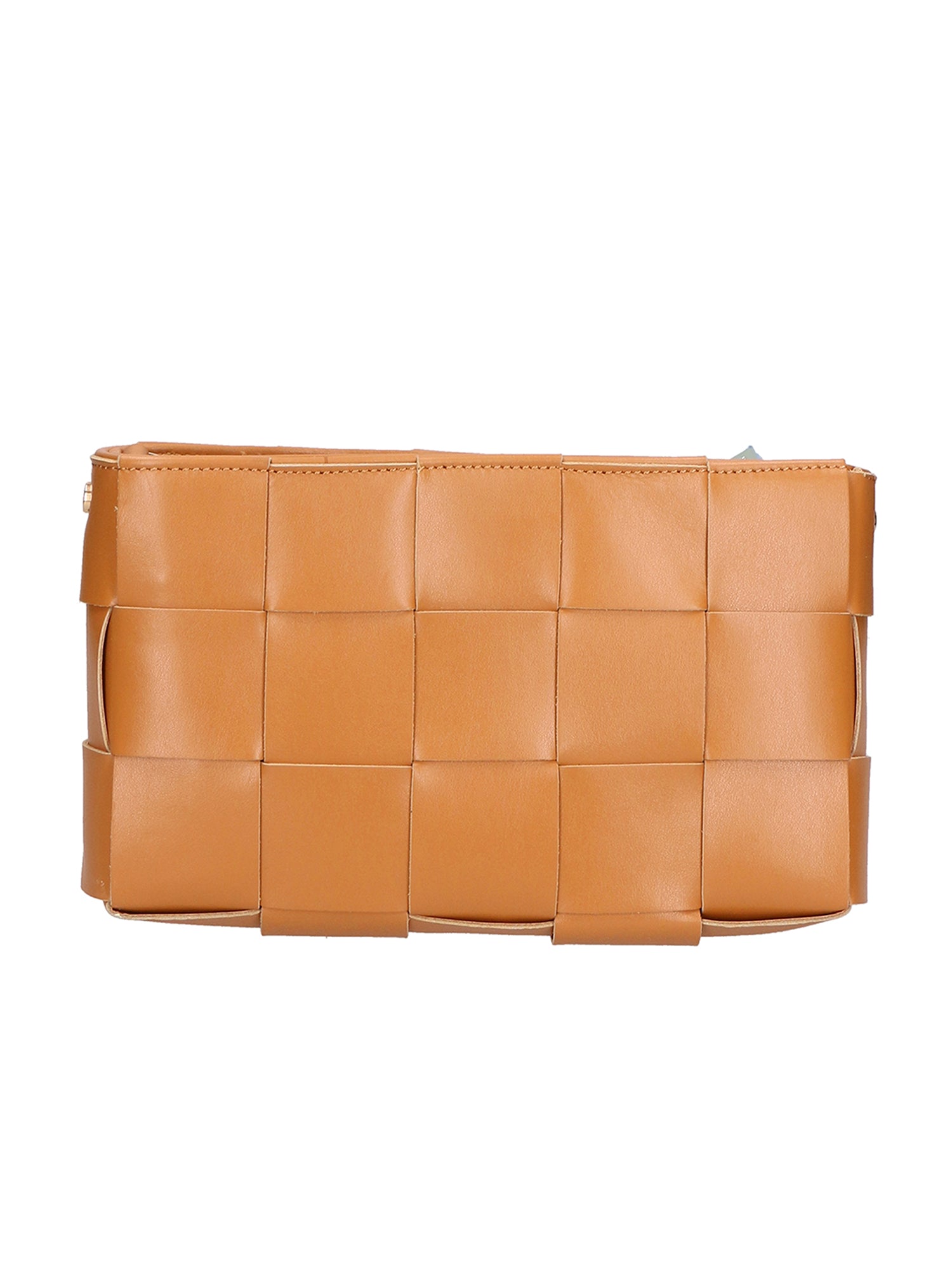 Borsa a tracolla da donna 100% vera pelle MYB-7057-SS-CUOIO+BEIGE My Best Bag