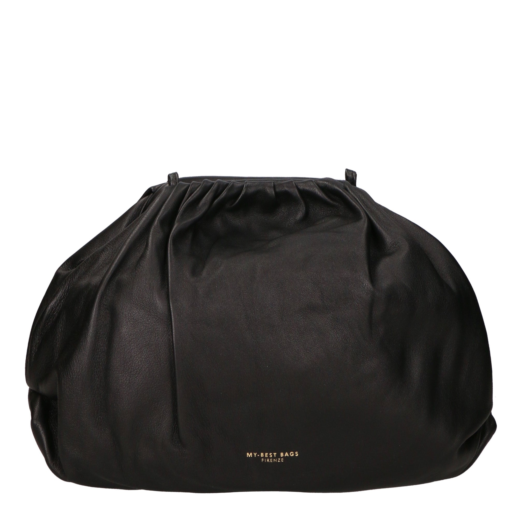 Borsa a tracolla da donna 100% pelle MYB-6017-FW-NERO 21 My Best Bag