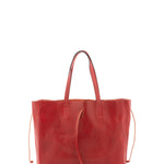 Borsa a mano unisex vera pelle Made in Italy 4611-ROSSO Alessia Firenze