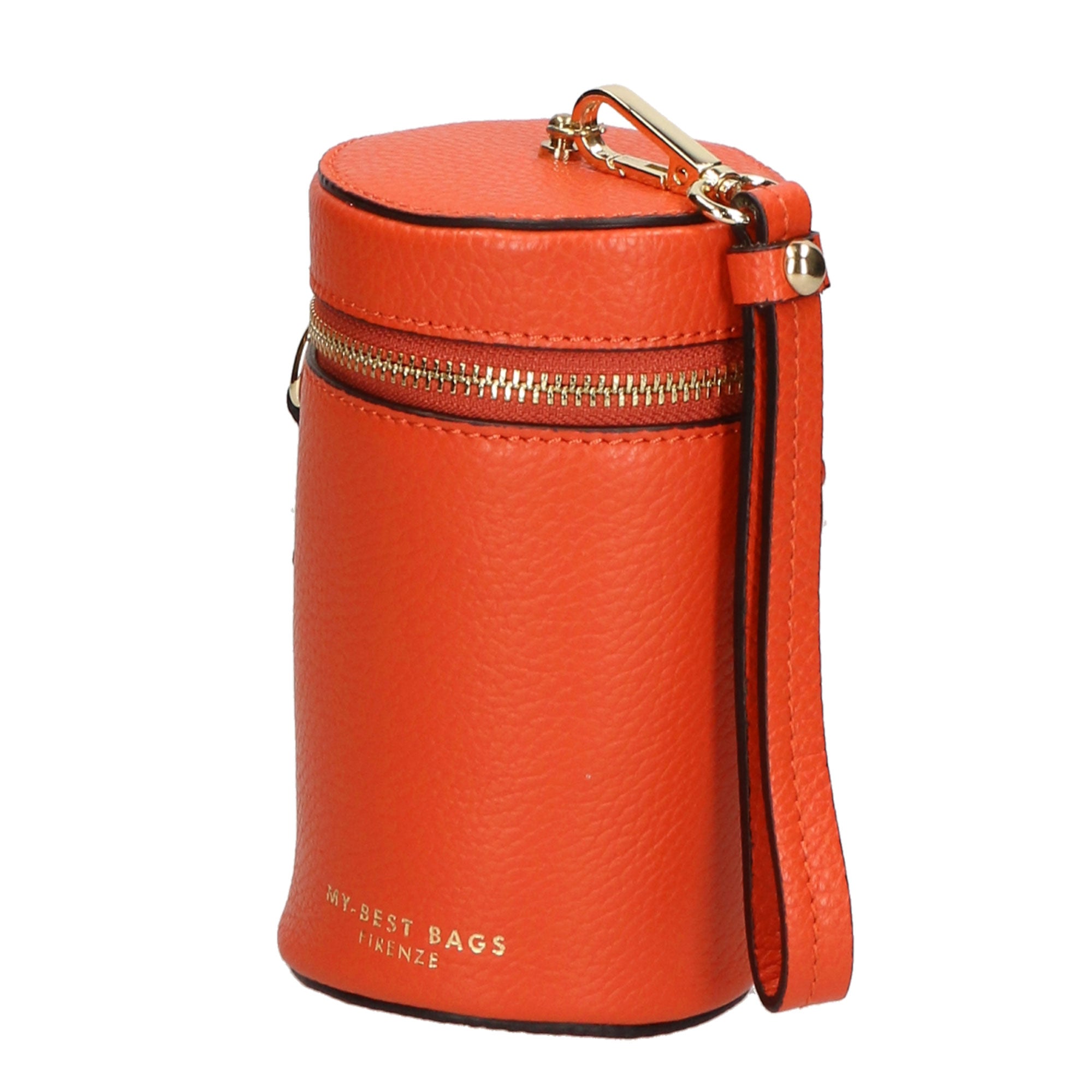 Borsa a mano da donna Vera pelle MYB-6036-FW-D35 PAPAYA PAPAYA My Best Bag