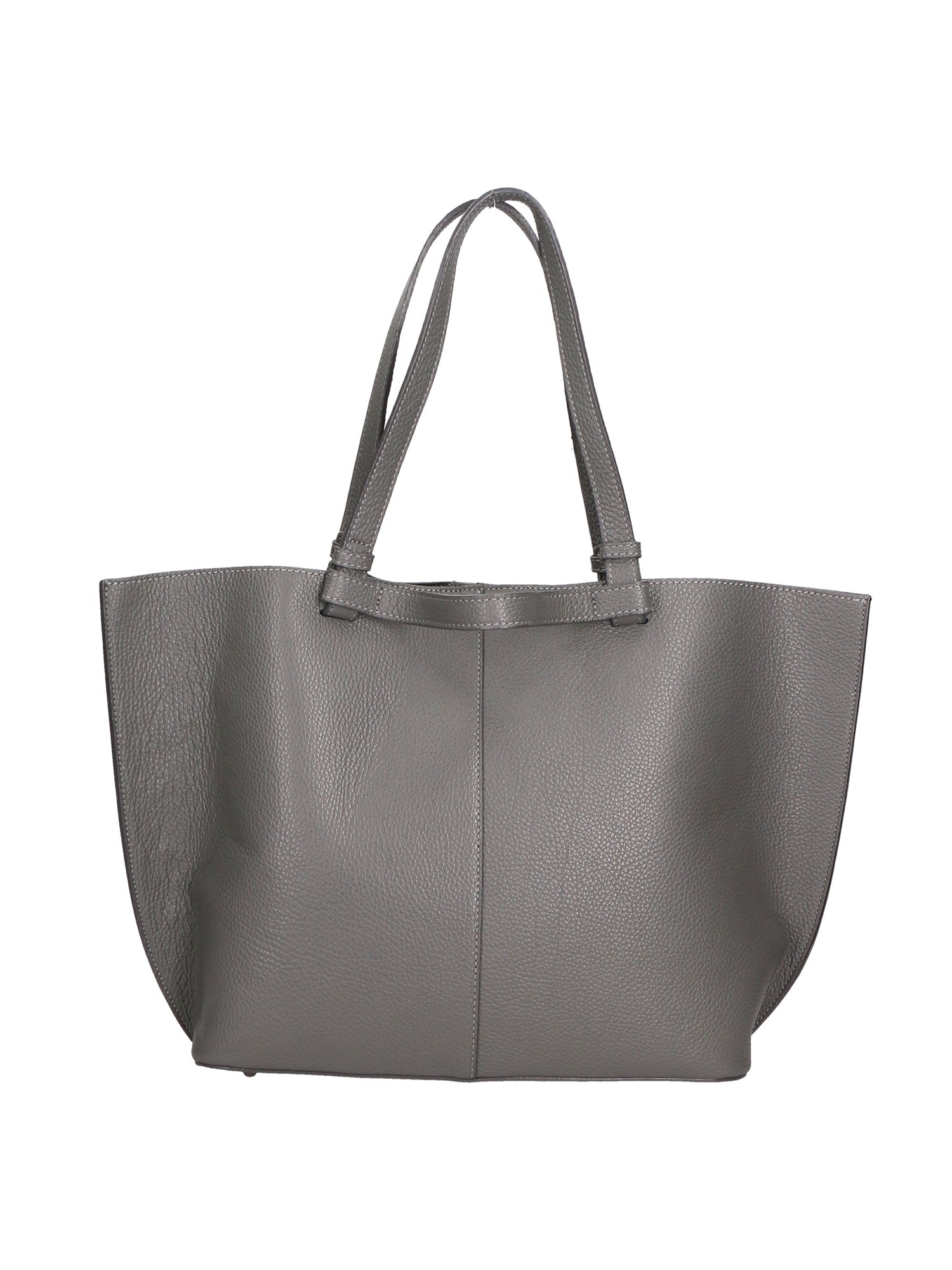 Beata Borsa a spalla da donna Vera pelle 05779-D27 GRIGIO Gave Lux