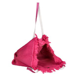 Agnese Borsa Shopper da donna Cotone e pelle 04649-D02 FUXIA FUCHSIA Gave Lux