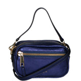 Borsa a tracolla da donna Vera pelle MYB-7031-SS-AZZURRO ME My Best Bag