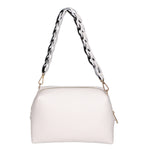 Livia Borsa a spalla da donna Vera pelle 06443-BIANCO Gave Lux