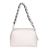Livia Borsa a spalla da donna Vera pelle 06443-BIANCO Gave Lux