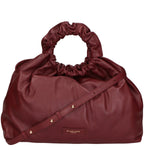 Borsa a mano da donna 100% pelle nappa MYB-8045-FW-BURGUNDY 21 My Best Bag