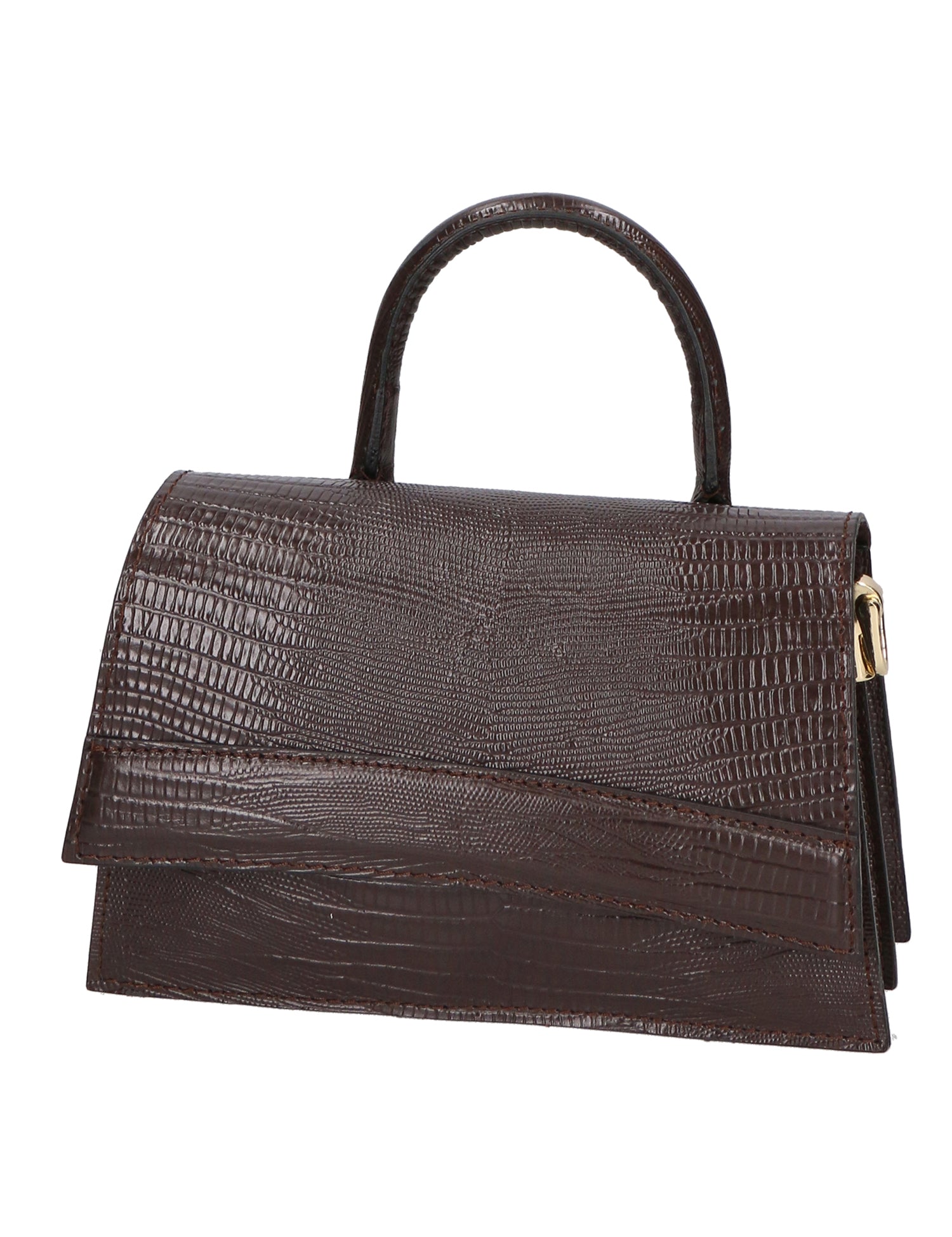 Ariel Borsa a mano da donna Vera pelle 05458-LU23 T.MORO DARK BROWN Gave Lux