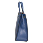 Borsa a mano da donna 100% pelle artigianale MYB-6016-FW-P 634 BLUJEANS My Best Bag