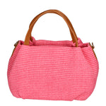 Allegra Borsa a mano da donna Pelle e Paglia 05116-308 BARBIE CUOIO S44 Gave Lux