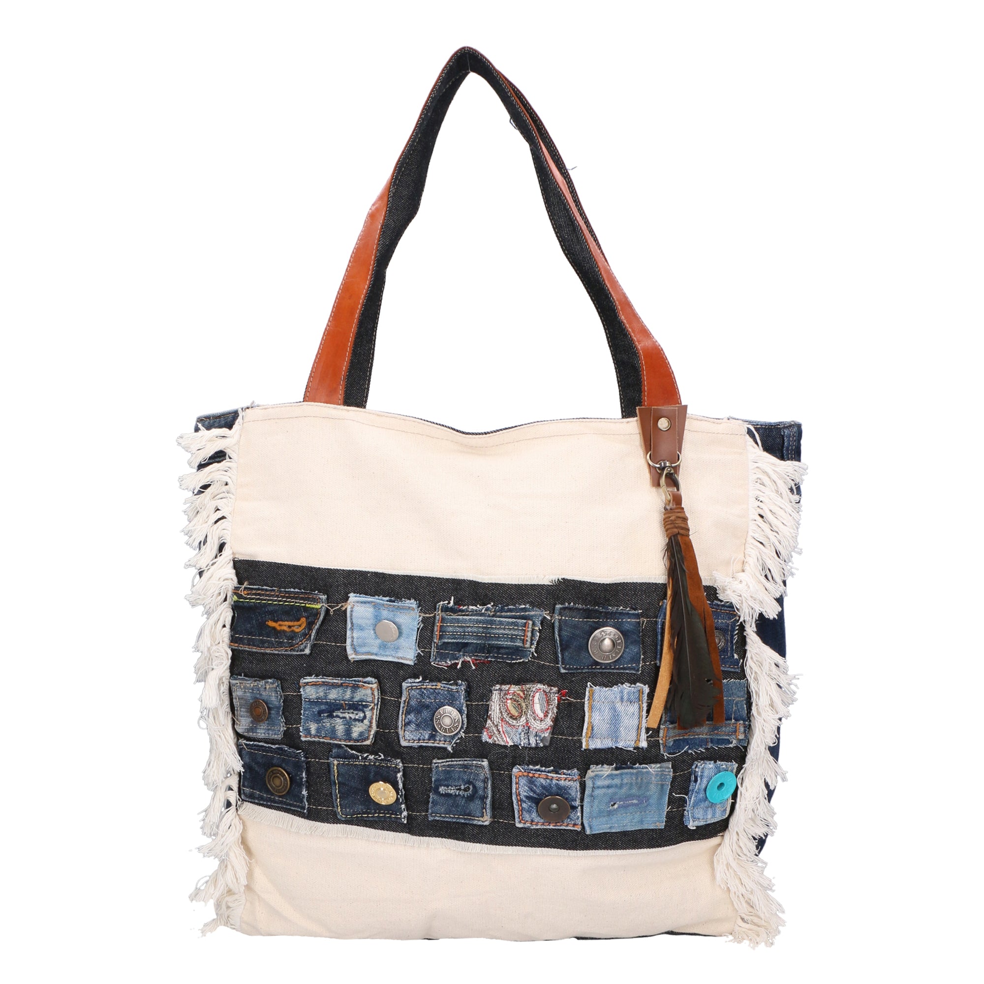 Janet Borsa a spalla da donna Cotone e Jeans 88108-JEANS 012 Gave Lux