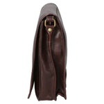 Fiamma Borsa a tracolla da donna Vera pelle 9109-TMORO DARK BROWN Gave Lux
