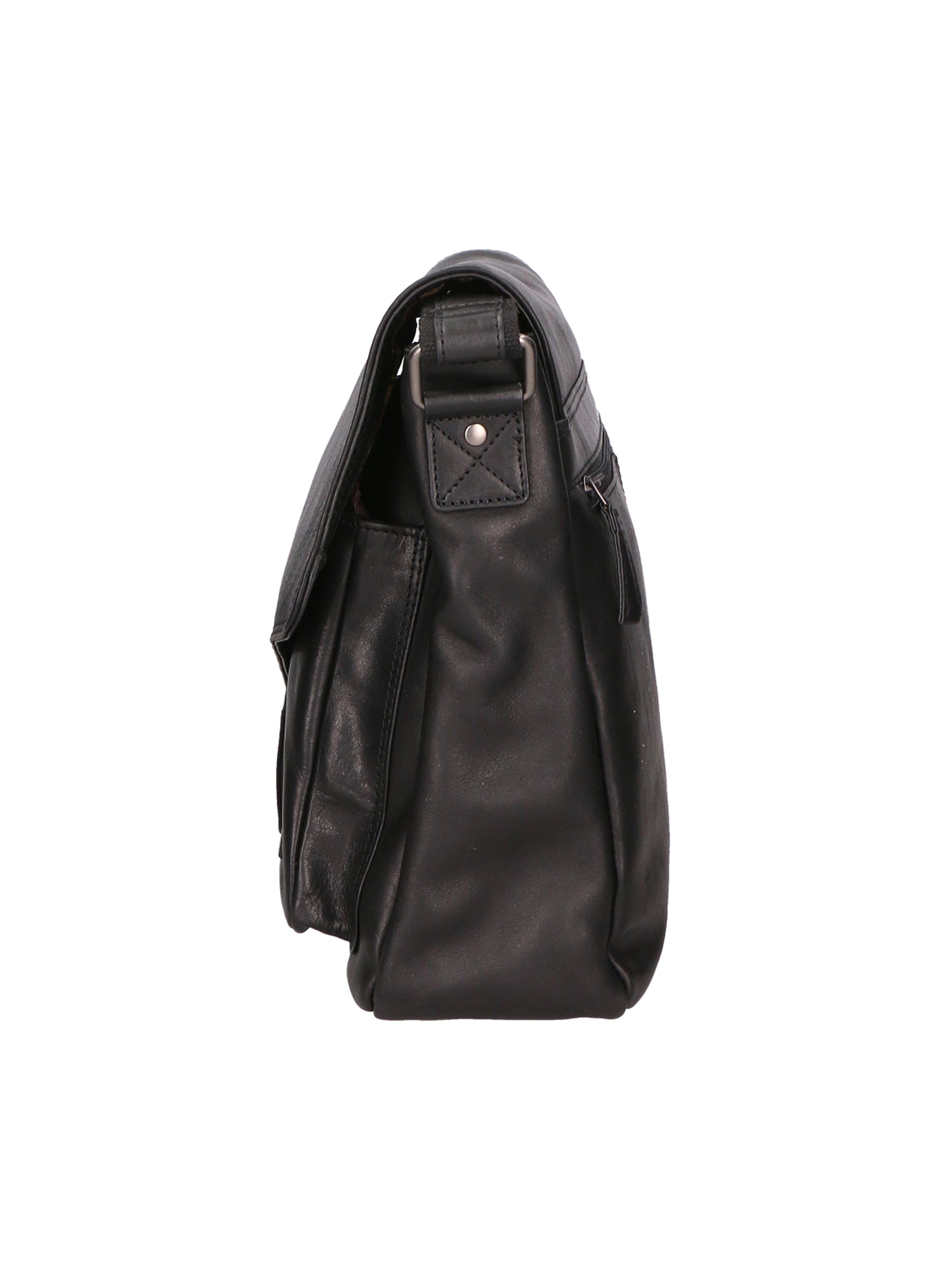 Borsa a mano unisex vera pelle Made in Italy SN5861947-BLACK Santini Firenze