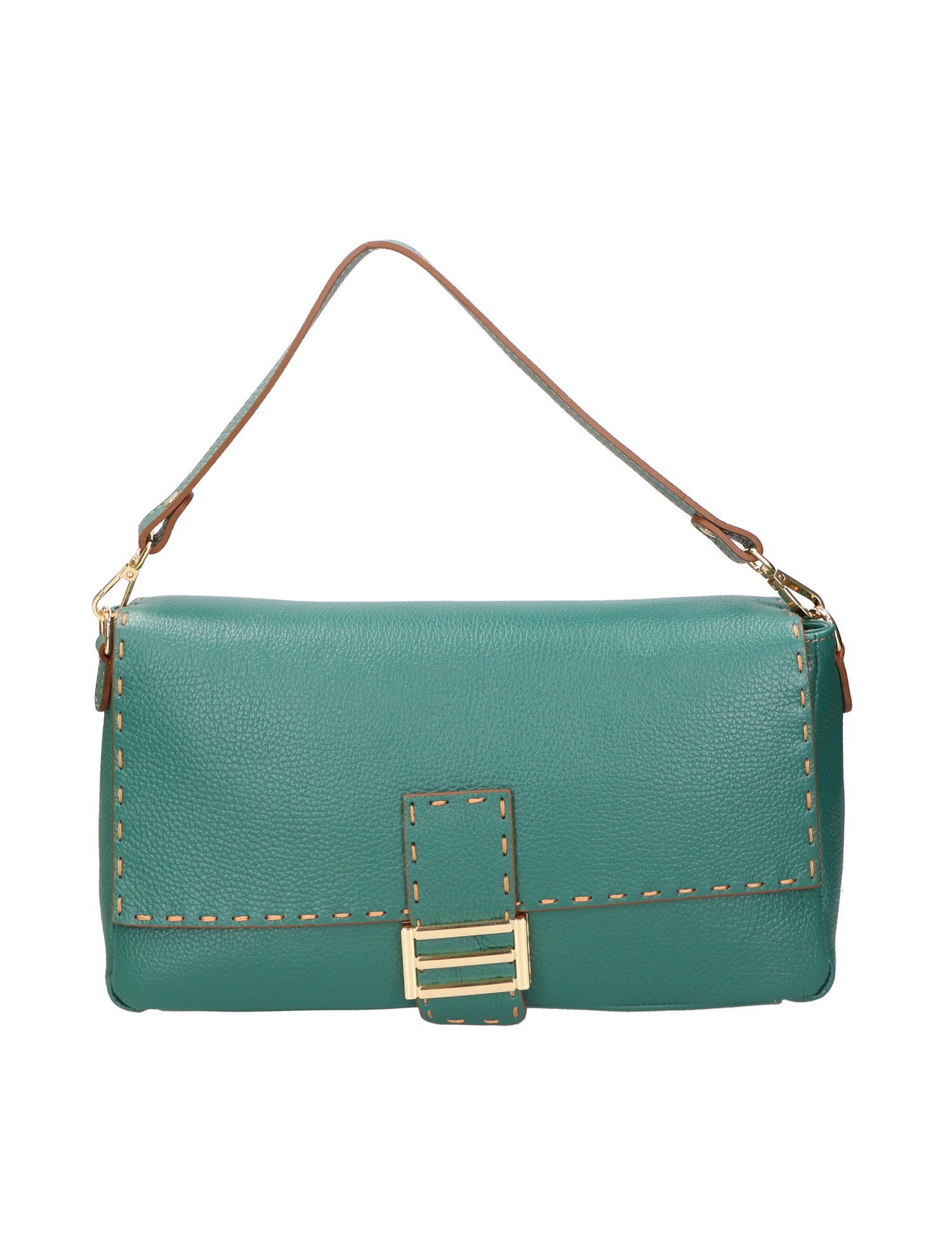 Walda Borsa a spalla da donna Vera pelle 06868-D91 PAVONE Gave Lux