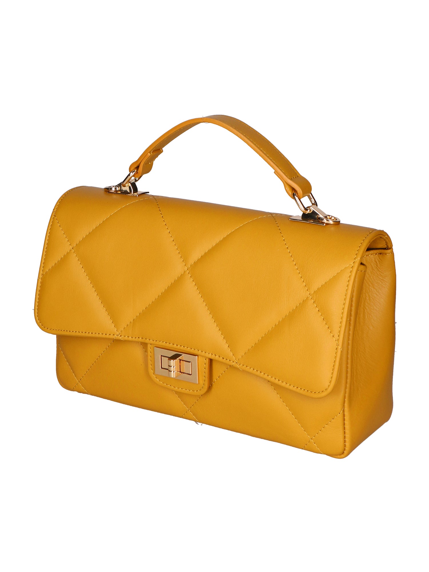 Vita Borsa a spalla da donna Vera pelle 06879-S36 SENAPE Gave Lux
