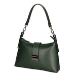 Aurelia Borsa a spalla da donna Vera pelle 05694-PL14 VERDE Gave Lux
