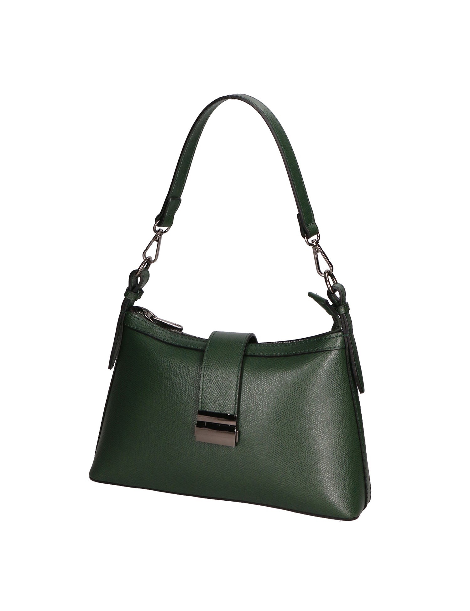 Aurelia Borsa a spalla da donna Vera pelle 05694-PL14 VERDE Gave Lux