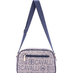 Borsa a tracolla da donna Ecopelle BC1376-BLU B Cavalli
