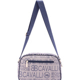 Borsa a tracolla da donna Ecopelle BC1376-BLU B Cavalli