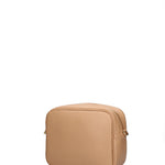 Borsa a Tracolla in Dollaro Leather Sabbia