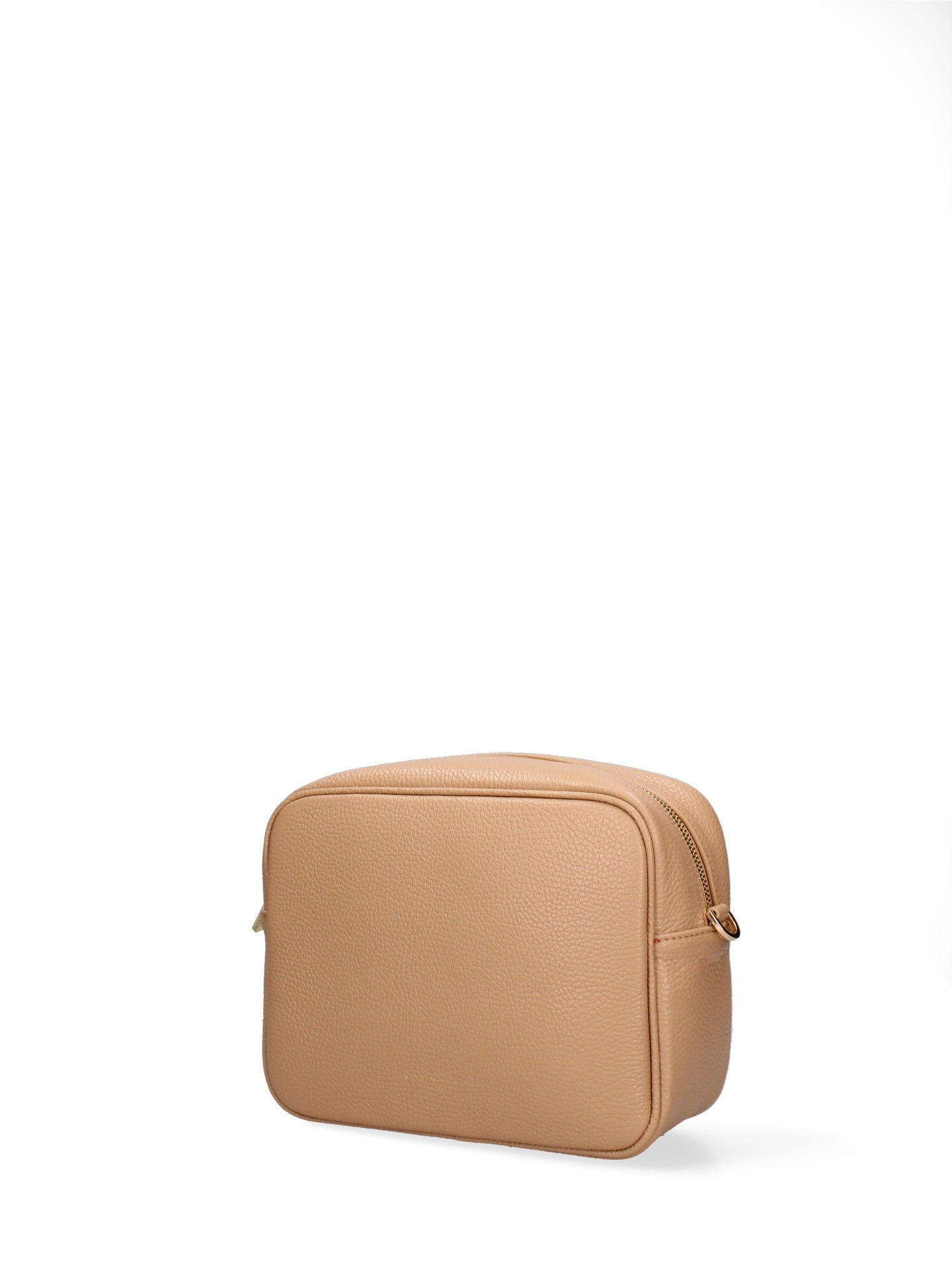 Borsa a Tracolla in Dollaro Leather Sabbia