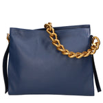 Annalou Borsa a spalla da donna Vera pelle 05417-D24 BLU JEANS Gave Lux