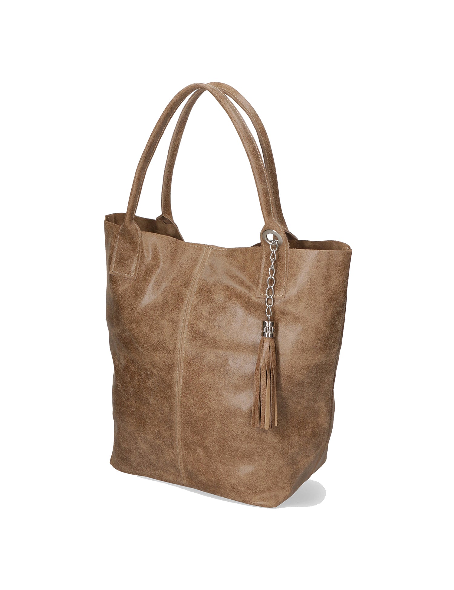 Althea Borsa a mano da donna Vera pelle 5190-009 TAUPE SCURO Gave Lux