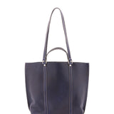 Borsa a spalla unisex in vera pelle Made in Italy 4610-BLU Alessia Firenze