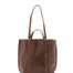 Borsa a spalla unisex in vera pelle Made in Italy 4610-TESTA DI MORO Alessia Firenze