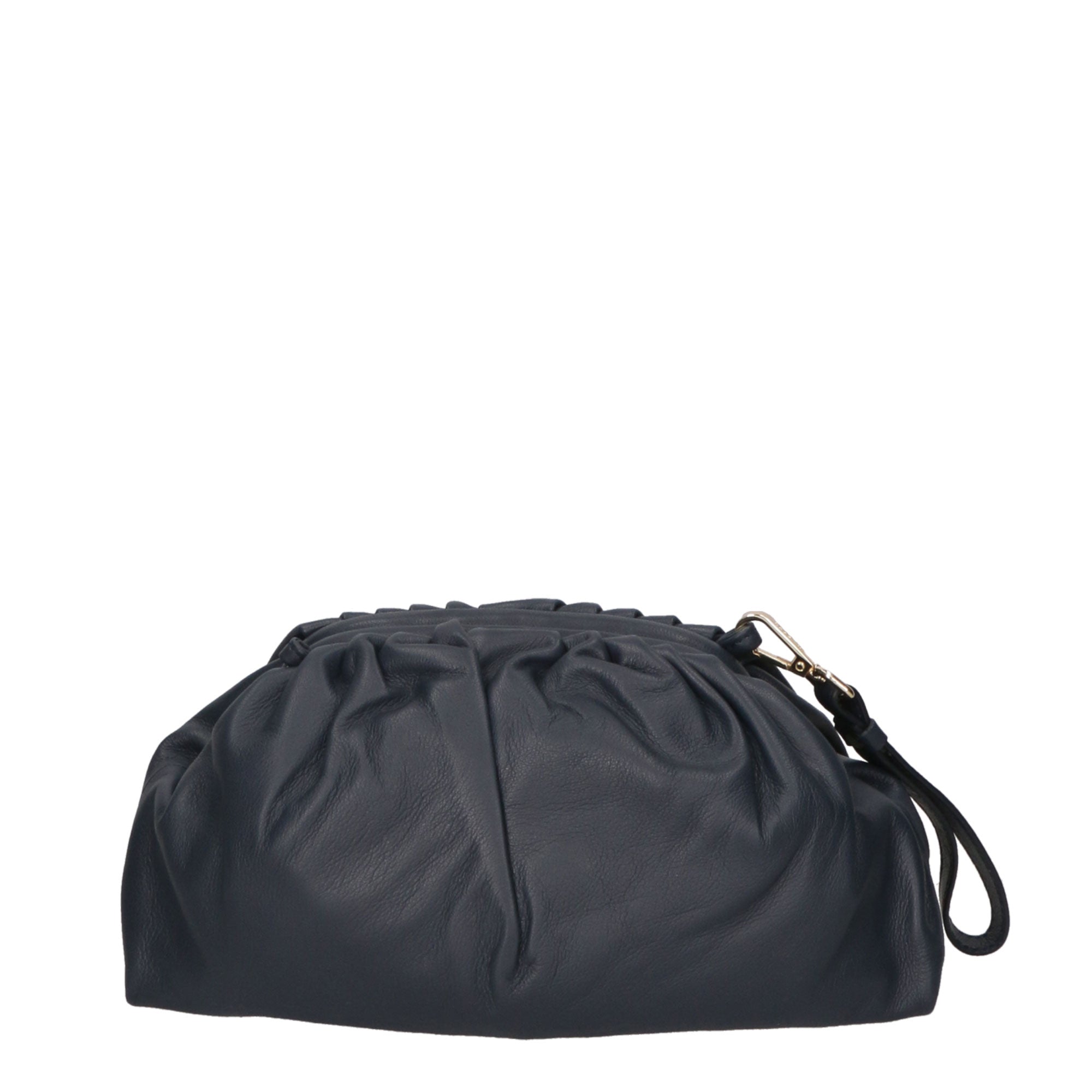 Borsa a tracolla da donna 100% pelle MYB-8013-FW-NAVY My Best Bag