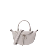 Mae Borsa a mano da donna Vera pelle 07142-D86 GRIGIO PERLA Viola Castellani
