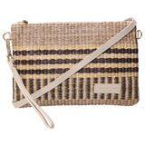 Pochette da donna in paglia Made in Italy MYB-05375-SS-BLACK STRAW My Best Bag