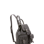 Zaino in vera pelle unisex Made in Italy 4030-NERO Alessia Firenze