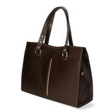 Frida Women's Handbag in Genuine Leather Made in Italy 28x38x12 cm