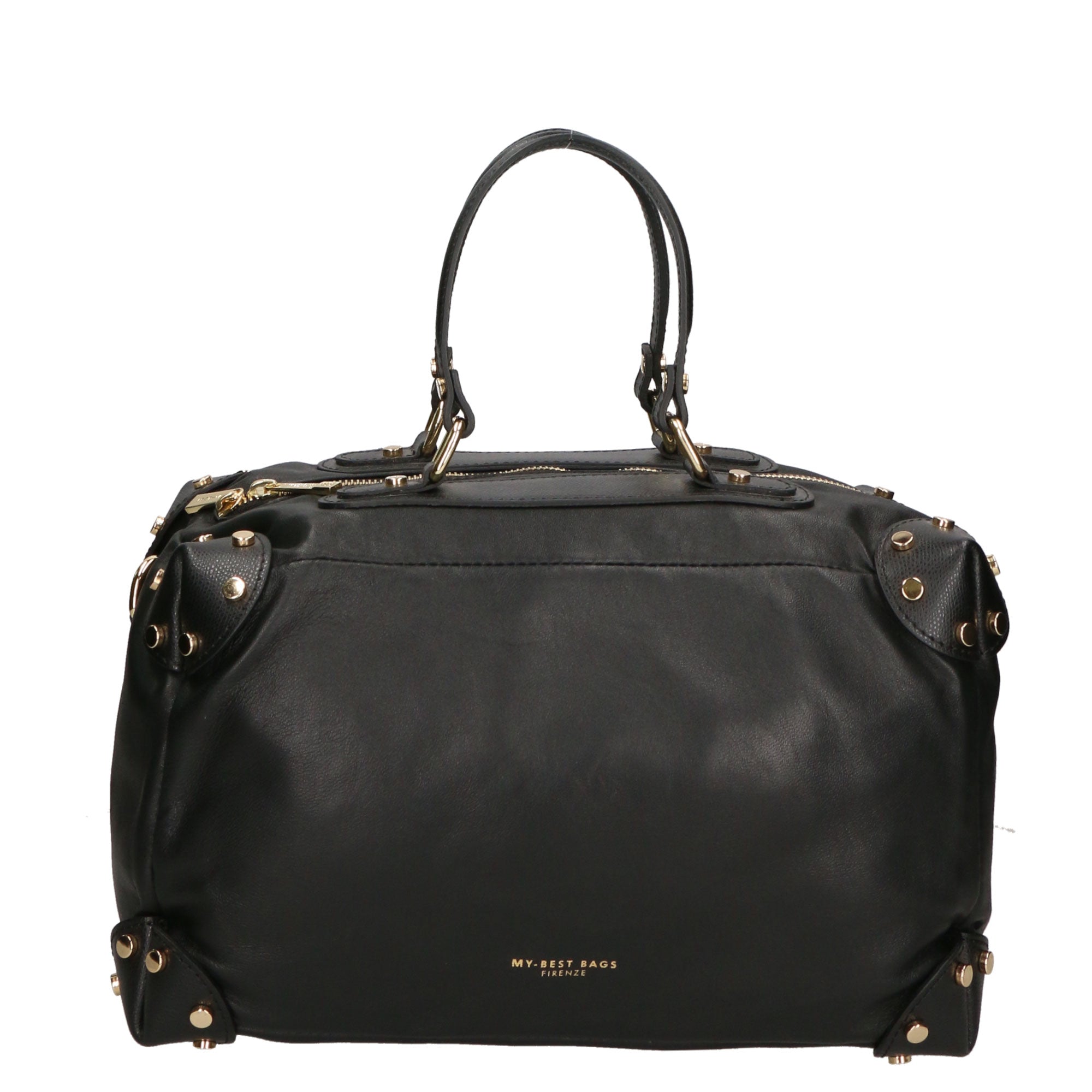 Borsa a mano da donna 100% pelle MYB-7014-SS-NERO 21+P636 NERO My Best Bag