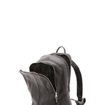 Zaino unisex in vera pelle 100% cotone 4428-NERO Alessia Firenze