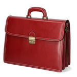 Cesare Borsa da lavoro uomo Vera pelle 7002-ROSSO Gave Lux