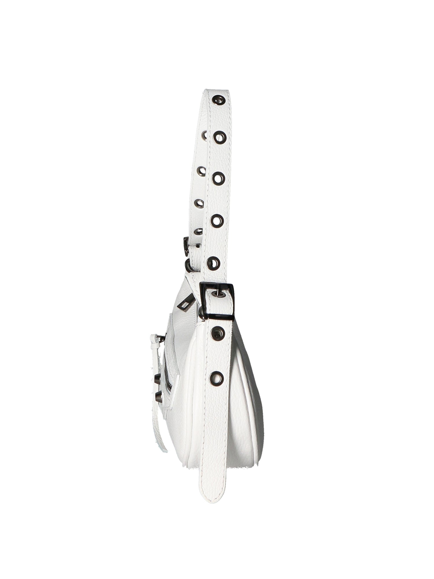 Galatea Borsa a spalla da donna Vera pelle 05708-BIANCO WHITE Gave Lux