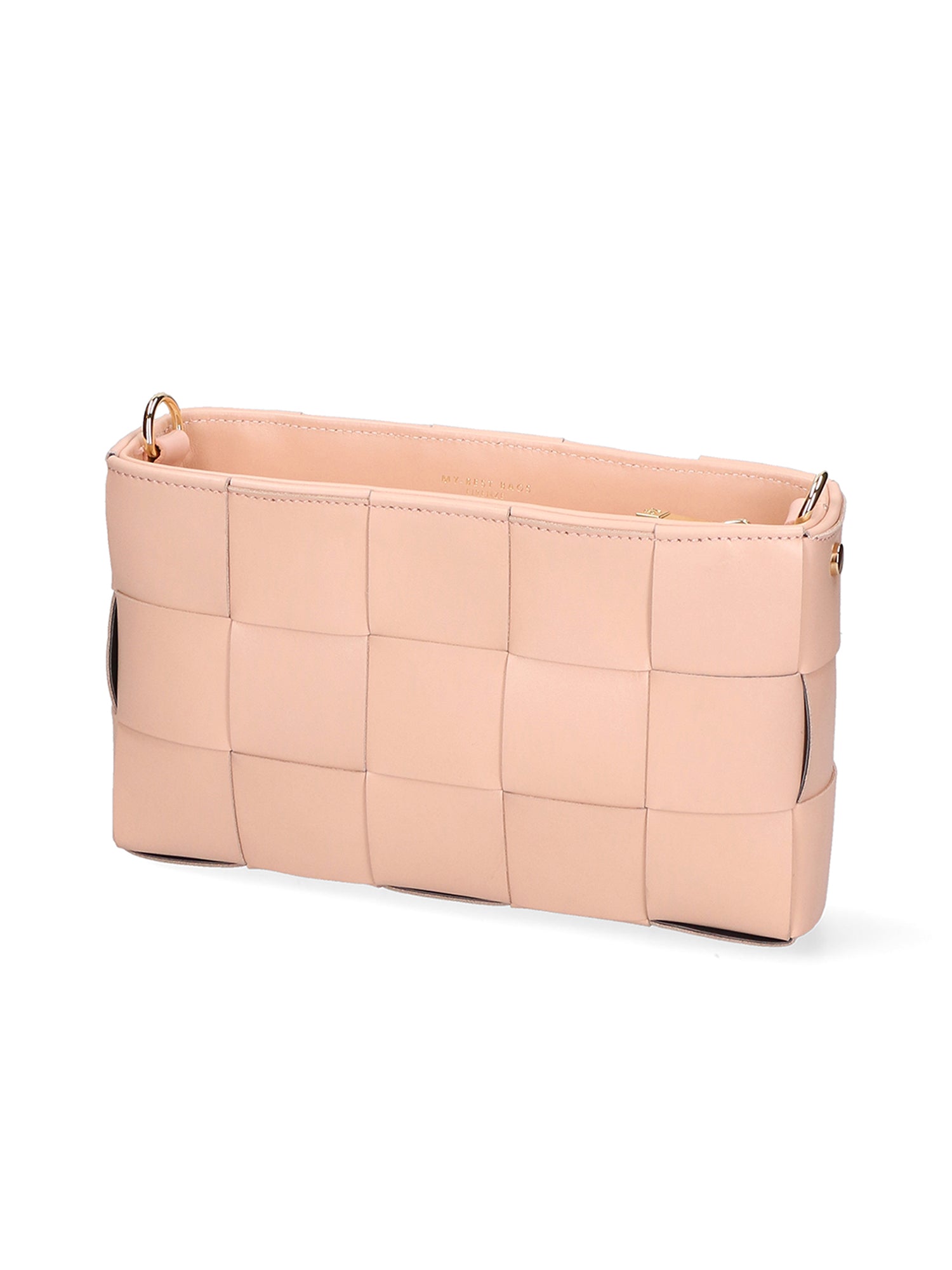 Borsa a tracolla da donna 100% vera pelle MYB-7057-SS-ROSA+BEIGE My Best Bag