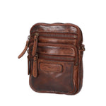 Borsa a tracolla da uomo Vera pelle RFID HILB-3192W-T.MORO Hill Burry