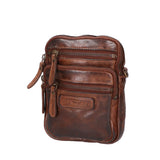 Borsa a tracolla da uomo Vera pelle RFID HILB-3192W-T.MORO Hill Burry