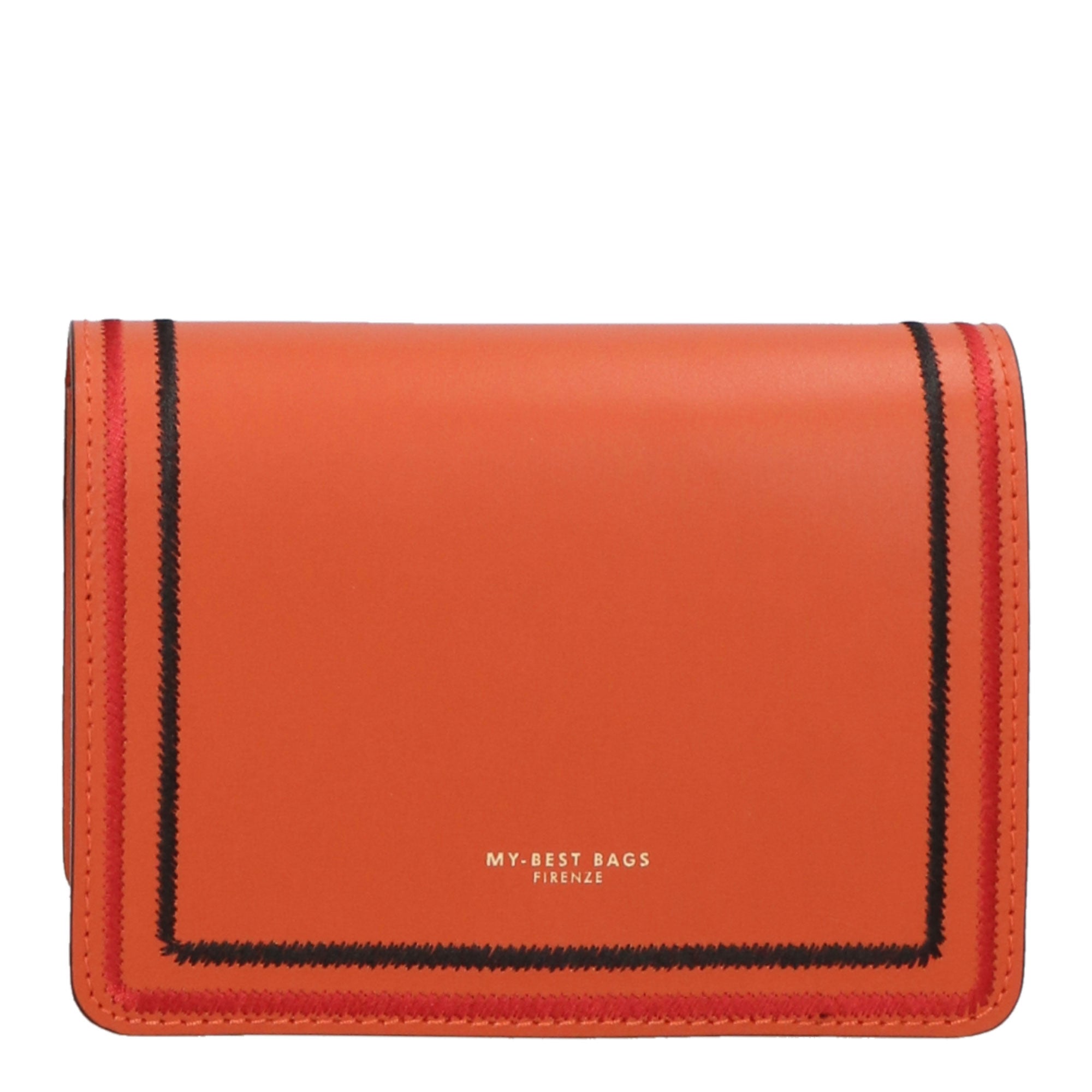 Borsa a tracolla da donna Made in Italy Vera pelle MYB-6006-FW-L311 MATTONE My Best Bag