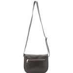 Borsa a tracolla da donna 100% vera pelle 4582-NERO Alessia Firenze