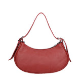 Loredana Borsa a spalla da donna Vera pelle 06548-ROSSO SCURO Gave Lux