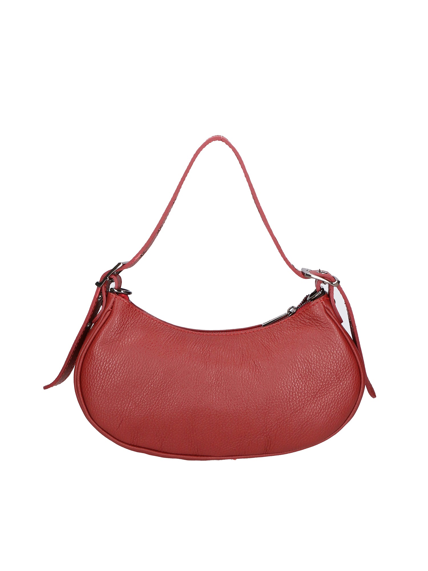 Loredana Borsa a spalla da donna Vera pelle 06548-ROSSO SCURO Gave Lux