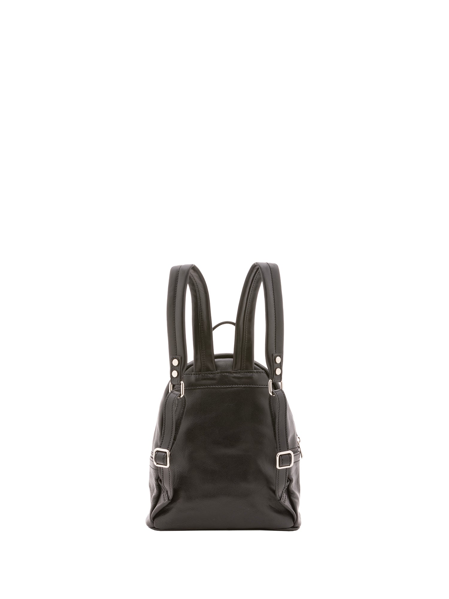 Zaino unisex in vera pelle 100% cotone 4460-NERO Alessia Firenze
