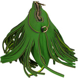 Oxsana Borsa a spalla da donna Neoprene 1311-VERDE GREEN Gave Lux