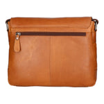Borsa a tracolla da uomo 100% vera pelle HILB-3062B-CUOIO Hill Burry
