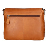 Borsa a tracolla da uomo 100% vera pelle HILB-3062B-CUOIO Hill Burry